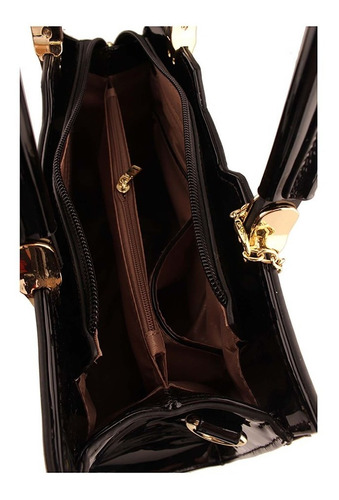 Imagem 4 de 4 de Bolsa Feminina Verniz Santino Sab102u01