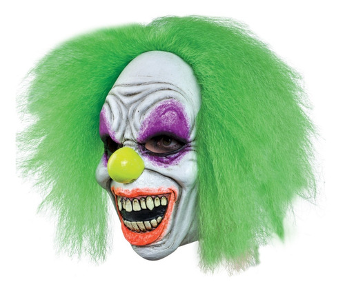 Máscara De Payaso Wild Neon Clown Efecto Neón Disfraz Payaso