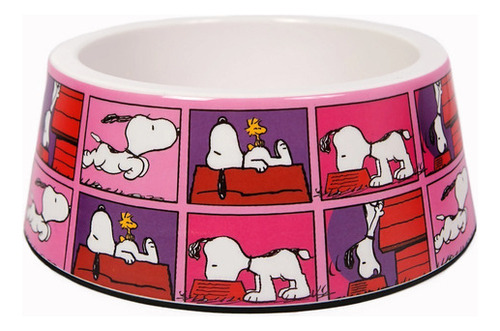 Comedouro Cachorro Snoopy Modelo Quadrinhos Pink Zooz Pets