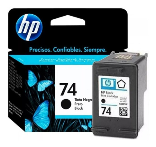 Cartucho Hp 74 Negro Original 