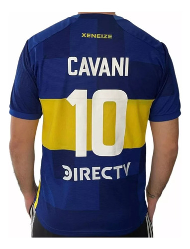 Camiseta Boca Homenaje Cavani 10 -  Bienvenida - Niños/adult