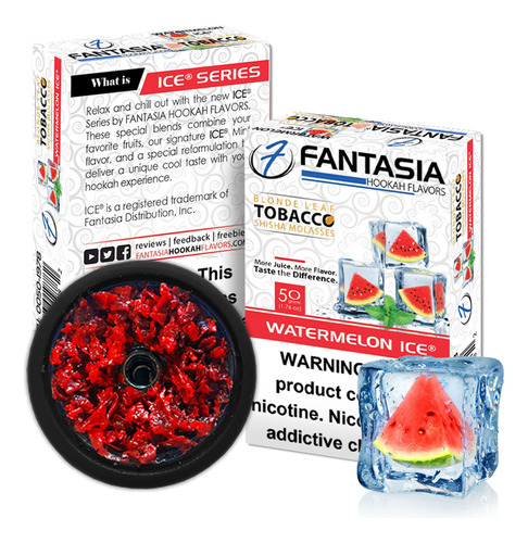 Fantasia Hookah Shishas Watermelon Ice 50g