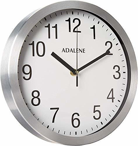 Imagen 2 de 3 de Adalene Reloj De Pared Moderno De Metal Silencioso Reloj