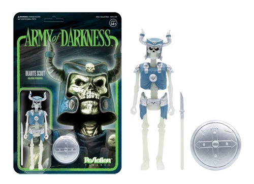 Deadite Scout Glow Sdcc Army Of Darkness Reaction Super7 