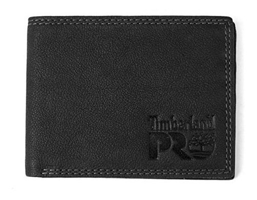 Billetera Plegable Timberland Pro Slim Leather Rfid Con Vent