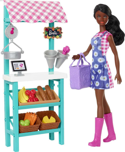 Barbie Careers - Muñeca Y Juego De Juegos, Tema Del Mercad.