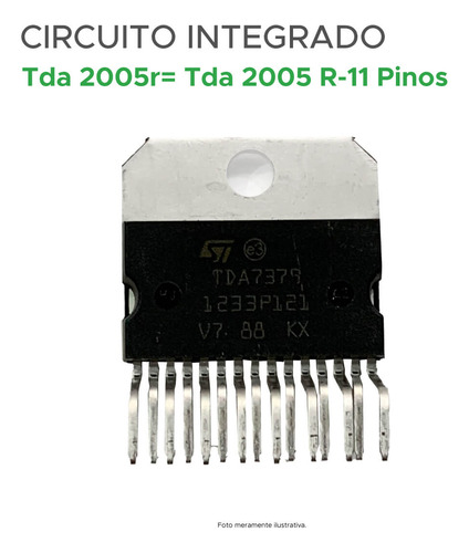 Circuito Integrado Tda7379 = Tda 7379 - 15 Pinos