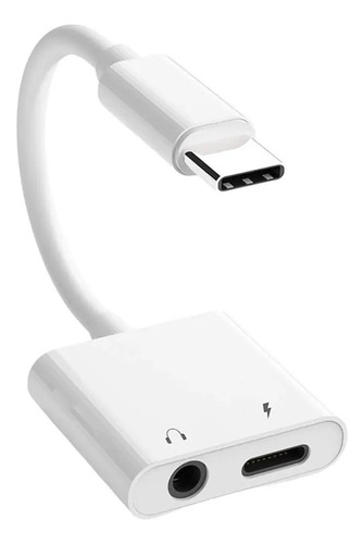 Adaptador Usb-c A Audio Jack 3.5mm Para Auriculares + Carga