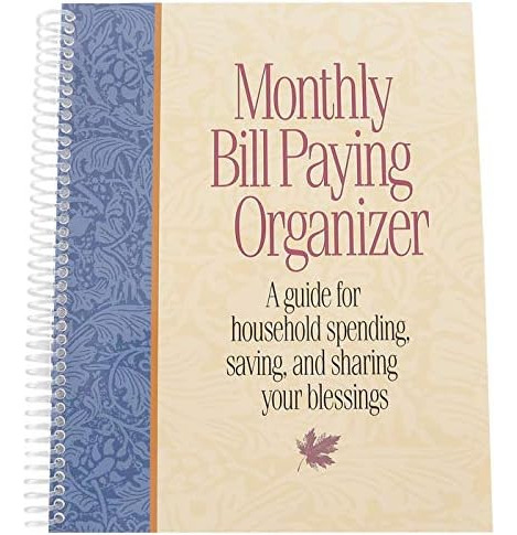 Christian Monthly Bill Paying Organizer Le Ayuda A Presupues