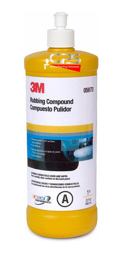 3m Compuesto Pulidor 5973 Rubbing Compound 946ml Original!!