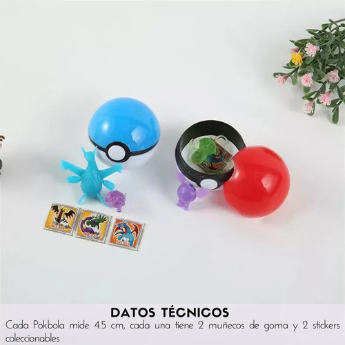 100 Pokebolas De 1 Pulgada + 100 Pokebolas De 2 Pulgadas
