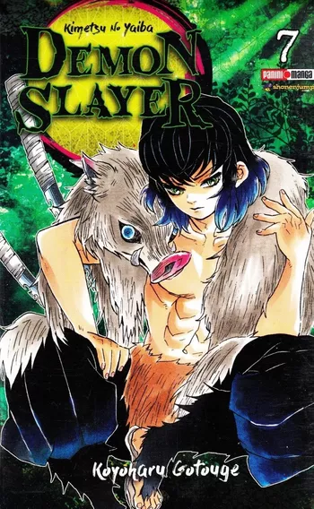 Manga Demon Slayer Tomo # 7 Sellado Panini