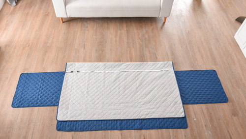 Funda de sofá impermeable gris de 2 plazas OWKUAN para futón, lavable y grueso protector de muebles
