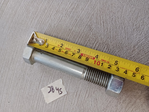 Tornillo Hexagonal 28mm X 137mm Largo X 19mm Ancho Y Tuerca (Usado)