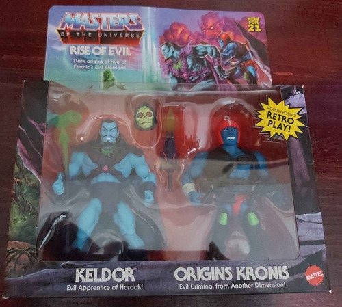 Motu Origins: Keldor & Kronis Target Exclusive Caja Cerrada
