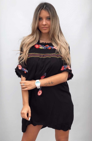 Vestido Importado Bordado Mexicano Estilo Rapsodia Hippie | Envío gratis Vestido Importado Bordado Mexicano Estilo Rapsodia Hippie | Envío gratis