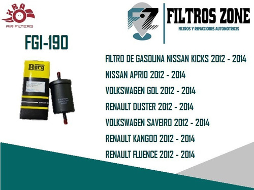 Kit De Filtros Baic X35 X25 1.5 2017-2021 Kba