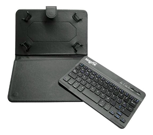 Funda Tablet 7  Con Teclado Nisuta Ns-fute78b Bluetooth