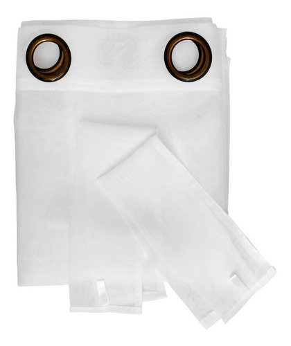 Set Velo Liso 4 Piezas Argollas