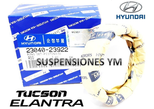 Anillos 050 020 Hyundai Tucson Elantra 2.0 Original