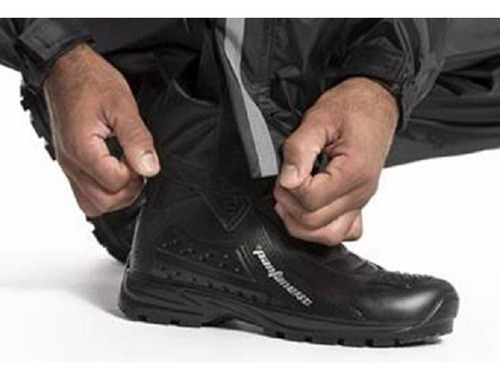 Imagem 7 de 8 de Capa De Chuva Motoqueiro, Masculino, Preto, Pantaneiro Nylon