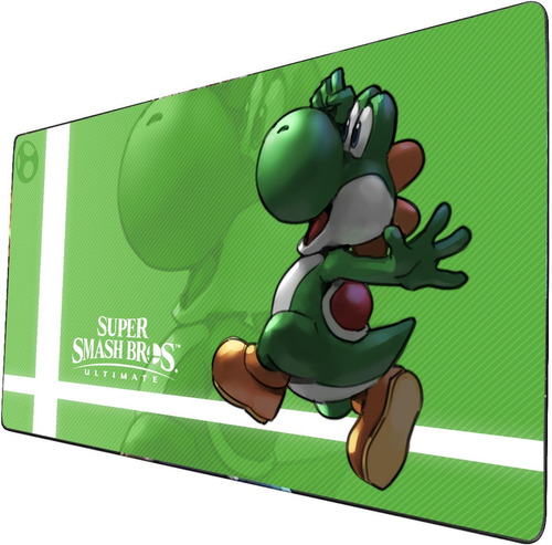 Mouse Pad Largo Artístico Yoshi Smash Bros Ultimate 30x70cm