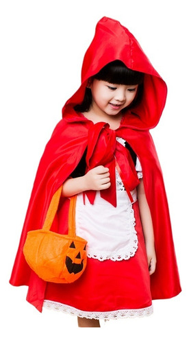 Disfraz De Caperucita Roja Para Niños Fiesta De Halloween