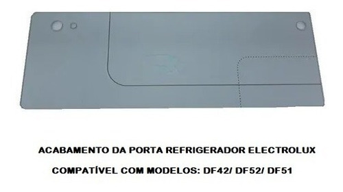 Acabamento Porta Inferior Electrolux Df42/df52/df51 Original