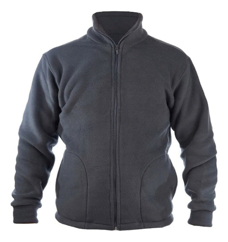 Campera Polar Escolar Unisex Abrigo Cuello Alto Antipilling