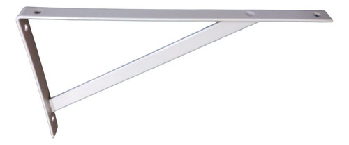 Kit 6 Suportes Prateleira Mão Francesa 20cm Reforçada Cor Branco