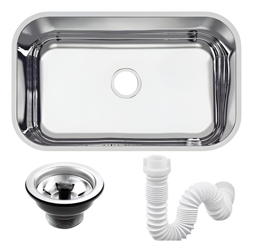 Cuba Inox Smarthome 430 No2 56x34x17 C/ Válvula E Sifão