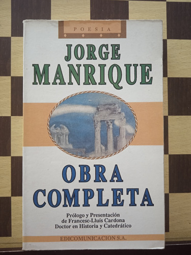 Obra Completa-jorge Manrique-edición Edicomunicacion