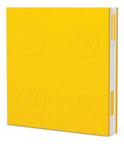 Lego Set De Cuaderno Amarillo + Lapicero Exclusivo