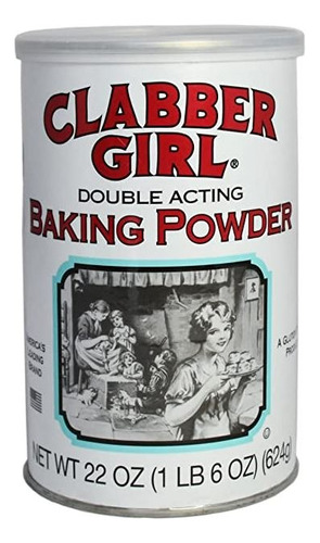 Clabber Girl Baking Powder Polvo P/hornear Importado 280g