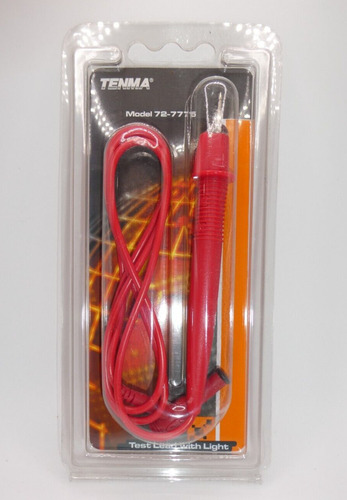 Tenma 72-7775 Test Lead With Red Led Light 380v Max 10a Ccf