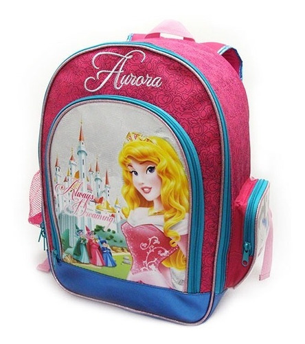 Morral Escolar Grande, Para Niña, Aurora Original Disney