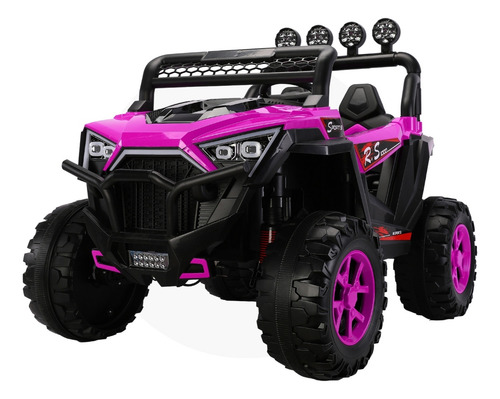 Jipe Carro Elétrico Utv 4x4 Controle Remoto 12v Luz E Som