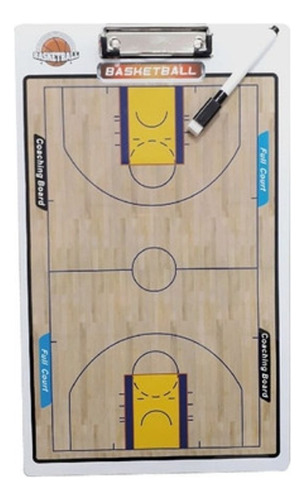 Pizarra Tabla Táctica Básketball C/marcador Entrenador 