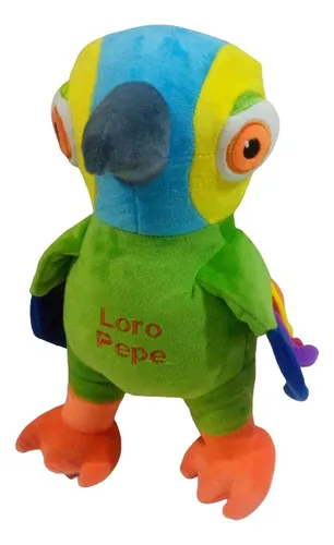 Peluche lorito pepe sale