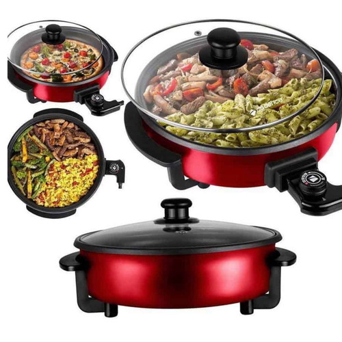 Panela Elétrica Rouge Pan610 Vermelha Cadence 110v Vermelho