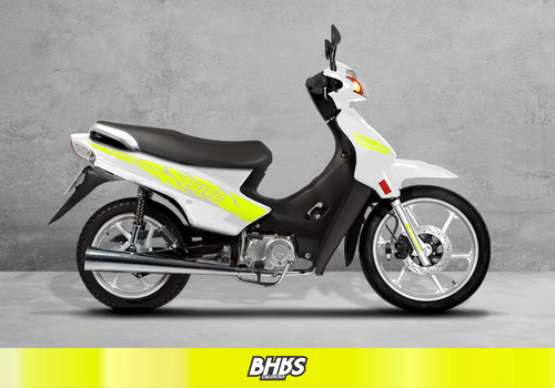 Calcos Motomel Blitz 110 V8 Kit 1 Amarillo Fluo