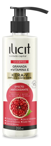 Shampoo Ilicit Kera-v Efecto Antioxidante 350 Ml