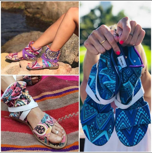 Imagen 4 de 6 de Sandalias Te Para Tres Altas De Cierres Modelo Originales