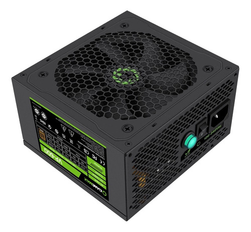 Fuente Certificada 600w 80 Plus Bronce Gamemax Vp-600