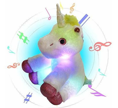 Glow Guards Light Up Musical De Peluche De Unicornio De Pelu