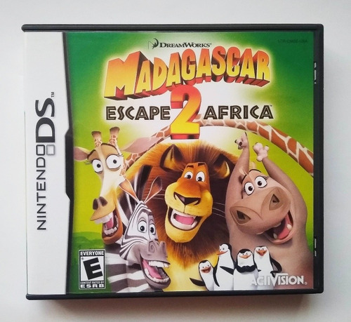 Juego Madagascar 2 Nintendo Ds Con Caja Y Manual Original