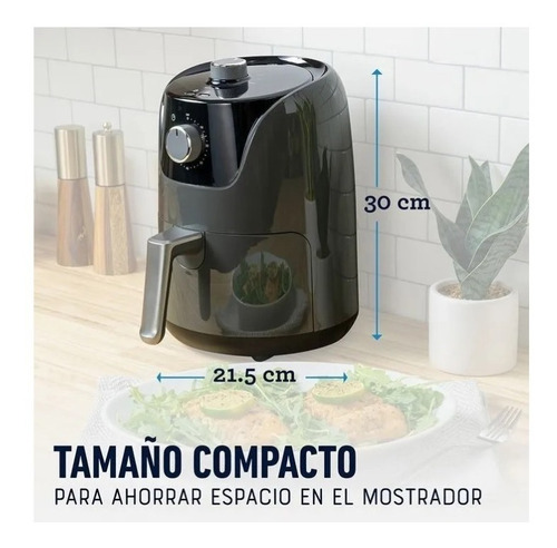 Imagen 3 de 7 de Freidora De Aire Manual Oster De 1.8 Litros Ckstaf18m