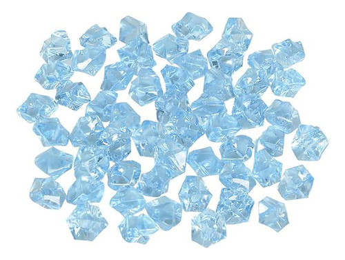 Diamantes Acrílicos Falsos Azules, Rocas De Hielo Trituradas