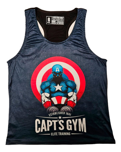 Camiseta Olímpica Gym Batman Superman Capitán Hulk + Comics