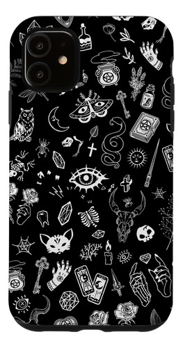 iPhone 11 Witchy Gótico Negro Espiritual M B08gnpfqy8_300324